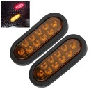 2PCS 10LED BY MARKER СВЕТА 6IN OVAL IP67 ВОДЫ ODPOWIEDZIALNOSC 5G  фото 8