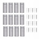БОЛТЫ DYSTANSOWE 12PCS ЗНАК SCIENNY ZE СТАЛИ НЕРЖАВЕЙКА REKLAMA SX  фото 12