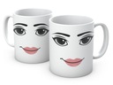 Кружка Roblox Serious Woman Face, 330 мл, мем
