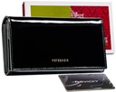 Женский лакированный RFID-кошелек PETERSON в подарочной упаковке