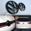 EMBLEMA NEGRO GOLF 7 SPORT VII GTI R VW JUEGO 