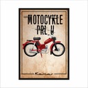 Obraz na ścianę MOTOCYKLE PRLu KOMAR Komarek