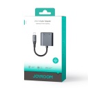 АДАПТЕР JOYROOM DAC 2IN1 LIGHTNING TO LIGHTNING MINI JACK 3 5 ММ
