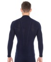 БІЛИЗНА БЛУЗА ДОВГІ РУКАВ BRUBECK EXTREME WOOL Z WELNA NA ЗИМИ ГРАНАТОВА L  фото 9