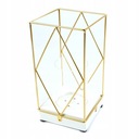 ЭЛЕГАНТНЫЙ ЗОЛОТОЙ МЕТАЛЛИЧЕСКИЙ ФОНАРЬ НА АККУМУЛЯТОРАХ