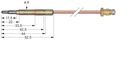 Термопара Pilota SIT M9x1 60см