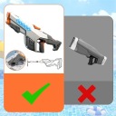 610МЛ ЕЛЕКТРИЧНИЙ ВОДЯНИЙ ПІСТОЛЕТ 2 РЕЖИМИ ДАЛЬНІСТЬ ДІЇ 6-8М ВОДЯНИЙ ПІСТОЛЕТ