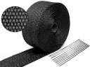 5m THERMAL TAPE BANDAGE ON COLLECTOR EXHAUST PIPE + 10 Pcs BANDAGE