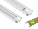 Встраиваемый светодиодный профиль SLIM WHITE С ЛАМПОЙ ДЛЯ МОНО RGB СВЕТОДИОДНОЙ ЛЕНТЫ 1 МЕТР