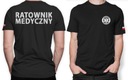 Tričko s potlačou LEKÁRSKY ZÁCHRANÁR tričká ZÁCHRANA veľ. XL 100% Model Koszulka Ochrona (czarna)