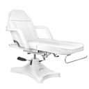 Fotel kosmetyczny hyd. A 234D z kołyską biały Szerokość siedziska 123 cm