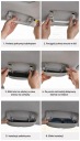 FASTENERS GLOVE COMPARTMENT NA EYEGLASSES AUDI A1 A3 A4 A5 A6L Q3 Q5 GRAY  photo 16