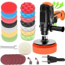 POLERKA SAMOCHODOWA COMPACT+ 14XGĄBK+ PAPIER ŚCIERNY*5