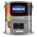Nobiles Крыша и желоб Матовый Черный 5л