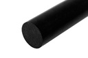 Pręt, wałek POM C Czarny FI 20mm Poliacetal Ertacetal 20x1000mm