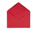 Декоративные конверты для приглашений К4 Красный 50 шт.