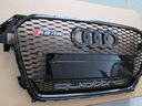 Решетка-пустышка Audi A4 style RS4 12-15 Black Quattro