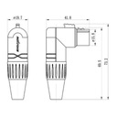 РАЗЪЕМ XLR, ROXTONE ANGLE, SOLID RX3RFP-NT