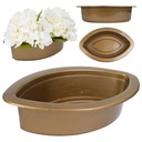 ЗОЛОТАЯ ПРОДОЛЬНАЯ ПЛАСТИКОВАЯ КРЫШКА ДЛЯ ЦВЕТОВ, 30 см