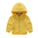 Detský pevný plyšový sveter kabát 4D4