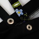 Taška folk kašubská slnečnica impregnovaná čierna Hlavný materiál polyester