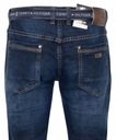 Spodnie męskie jeans W44 L30 granatowe dżinsy Fason proste