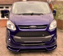 TRANSIT TOURNEO CUSTOM 2012-2018 НАКЛАДКА ПЕРЕДНЯ SPLITTER СПОЙЛЕР ПЛАСТИК  (18694243363) фото min 12