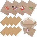 KARTKA ŚWIĄTECZNA BOŻE NARODZENIE DO ZŁOŻENIA PUSTA MIKOŁAJ