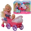 EVI LOVE DOLL С КОЛЯСКОЙ И КУКЛОЙ + АКСЕССУАРЫ 2 ДИЗАЙНА