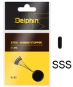 Силиконовые продольные стопоры-крючки Delphin SSS