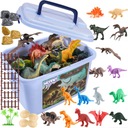WOOPIE Sada figúrok dinosaurov 40 ks. Materiál plast