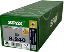 Шурупы WIROX для деревянных конструкций, коническая головка 8x240 мм SPAX упаковка 50 шт.
