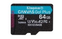 Карта памяти Kingston Canvas Go! Плюс 64 ГБ