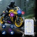 4 SZT. СВІТЛА STROBOSKOPOWYCH LED (СВІТЛОДІОД) Z PILOTEM, LADOWANIEM USB, PRZEZROCZYSTE  фото 9