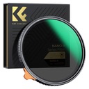 Регулируемый серый фильтр K&F Concept True Color Nano X (1–5 ступеней), 67 мм