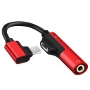 АДАПТЕР USB-C + РАЗЪЕМ 3.5 ДЛЯ ЗАРЯДКИ + AUX НАУШНИКИ