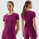 ФУТБОЛКА 4F ЖЕНСКАЯ СПОРТИВНАЯ ФУТБОЛКА, ХЛОПОК SS24