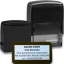 WAGRAF B4s ШТАМП ДЛЯ 8 СТРОК НАЗВАНИЕ КОМПАНИИ ОФИСНЫЙ ДИЗАЙН + ЛАСТИК