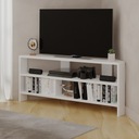 Rohový TV stolík Houseland Thales biely Typ voľne stojace