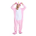 Pyžamo Onesie Kigurumi Kostým Prevlek Ružový Jednorožec XL: 175-185cm Značka inej značky