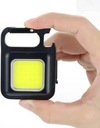 MOCNA MINI LATARKA LED KIESZONKOWA MOCNA METALOWA + BRELOK MAGNES PODSTAWKA