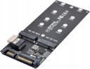 Адаптер M.2 NVMe на SFF-8654 + M.2 SATA на SATA 22