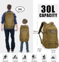 Туристична 20-40 Л Коричневий 30L