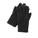 RĘKAWICZKI ZIMOWE DAMSKIE CIEPŁE GRUBE CZARNE