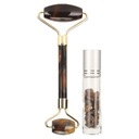 Массажный ролик для лица с 2 головками уменьшает отечность лица