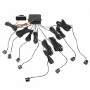 8 X CAPTEURS STATIONNEMENT MARCHE ARRIÈRE PARKTRONIC AVEC ÉCRAN LED LCD BLANCphoto 7