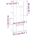 SZAFKI VERS PRZEDPOKOJU, 2 PCS SZAROSC BÉTONphoto 11