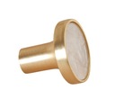 UCHWYT MEBLOWY GAŁKA ZŁOTA + MASA PERŁOWA 25mm