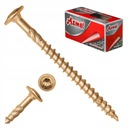 WKRĘTY DO DREWNA CIESIELSKIE 8X50 ŁEB TALERZYKOWY - 100 SZT.