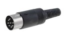 WDIN8-K Разъем DIN для 8-контактного кабеля [тип 8C] DIN45326